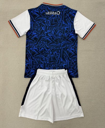 25-26 Luton Town Away Kids Soccer Jersey