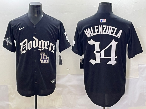 2025 MLB Los Angeles Dodgers New Pattern Jersey