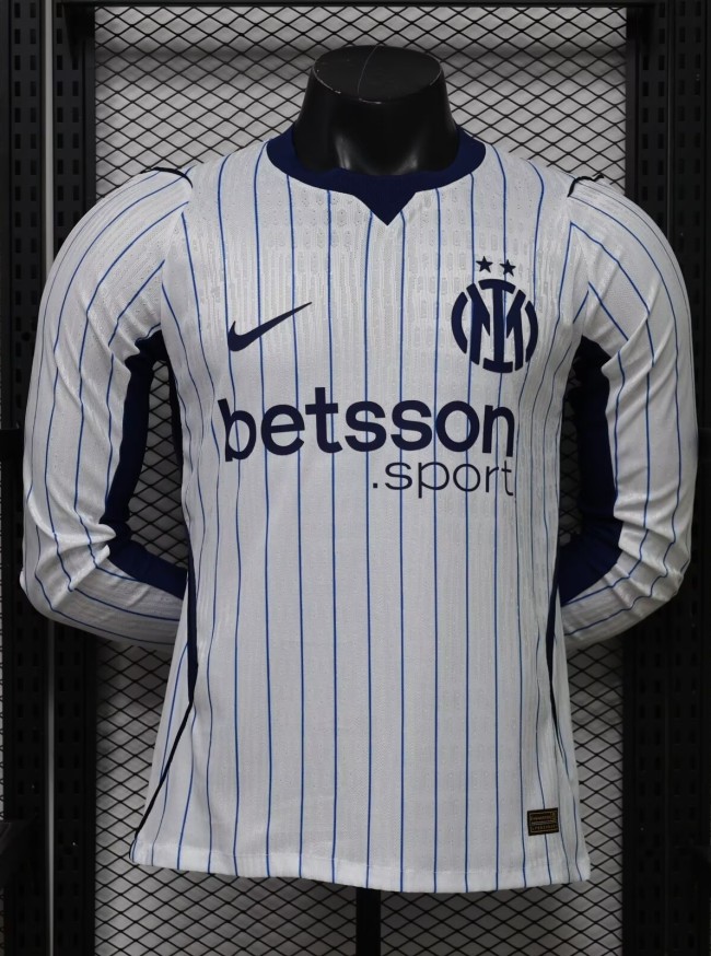 26-27 INT Away Leaked Edition Long Sleeve Player Version Soccer Jersey*长袖球员