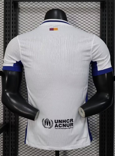 25-26 BAR White Special Edition Player Version Soccer Jersey