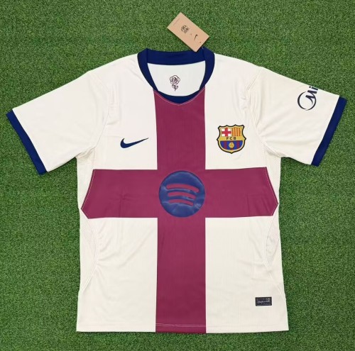 26-27 BAR Fourth Leaked Edition Fans Soccer Jersey