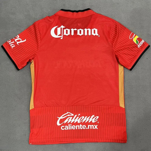 25-26 Toluca Home Fans Soccer Jersey  *带星