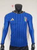 2026 Italy Home Long sleeves Player Version Soccer Jersey*长袖球员