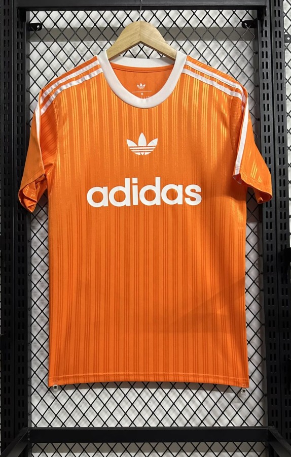 2025 AD Casual Orange Fans Training shirts *三叶草