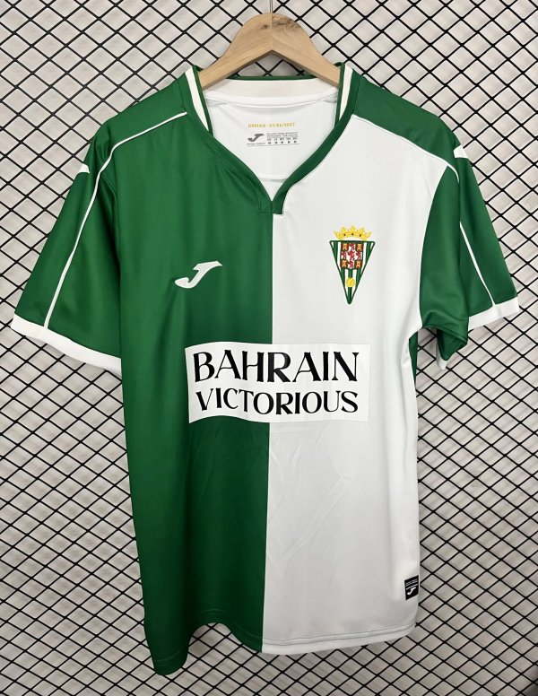26-27 Cordoba Green White Retro Version Fans Soccer Jersey