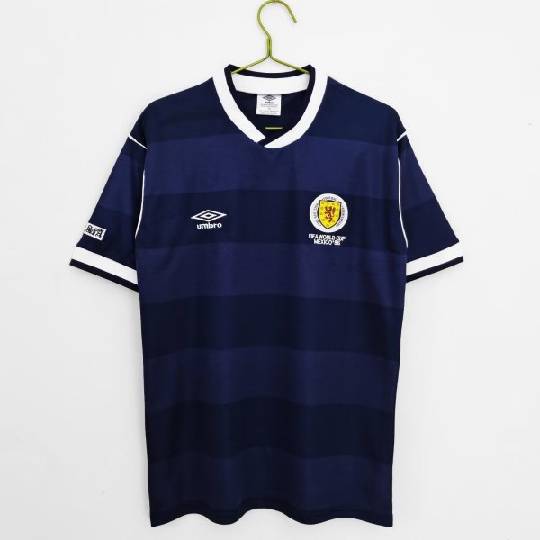 1987-1988 Scotland Home Retro Soccer Jersey