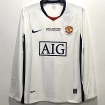 2008-2009 Man Utd Away Long Sleeve Retro Soccer Jersey(带决赛字) 2008-2009 Man Utd Away Long Sleeve Retro Soccer Jersey(带决赛字)