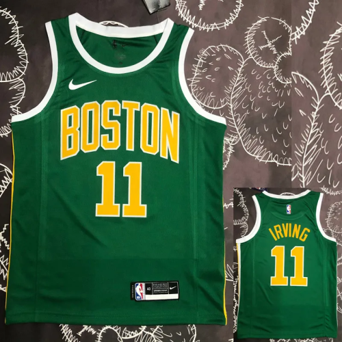 CELTICS IRVING #11 Green Top Quality Hot Pressing NBA Jersey