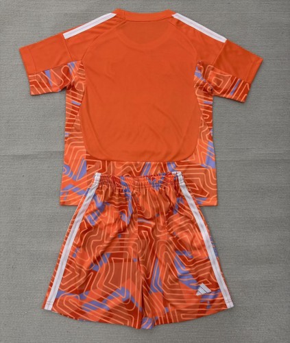 26-27 JUV Orange GoalKeeper Kids Soccer Jersey