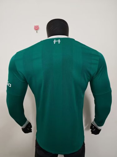 25-26 LIV Third Long Sleeve Player Version Soccer Jersey