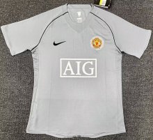 2007-2008 Man Utd Goalkeeper Retro Soccer Jersey