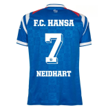 25-26 Hansa Rostock Home Fans Soccer Jersey