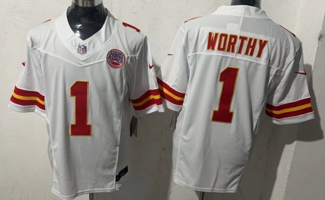 2025 NFL Kansas City Chiefs New Pattern Jersey