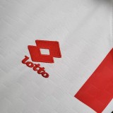 1995-1997 ACM Away White Retro Soccer Jersey