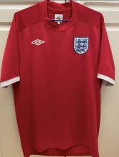 2010 England Away Retro Soccer Jersey