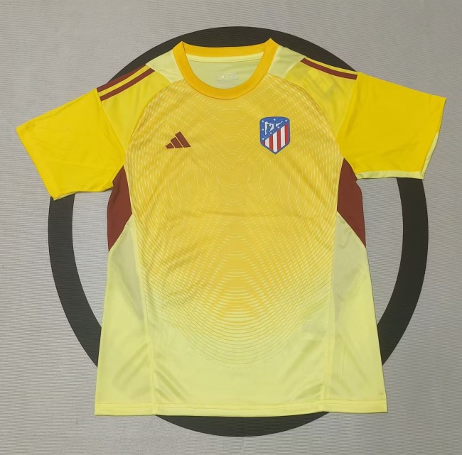 25-26 ATM Yellow Goalkeeper Fans Soccer Jersey
