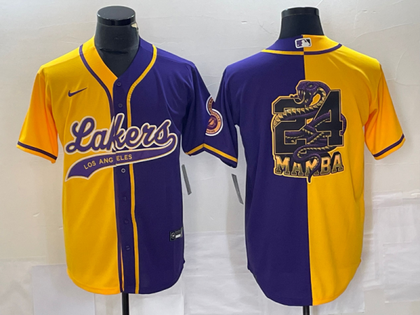 2025 MLB Los Angeles Lakers New Pattern Jersey