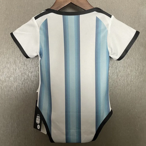 2026 World Cup Argentina Home Baby Infant Crawl Suit