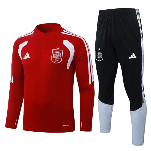26-27  Spain High Quality Half Pull Tracksuit