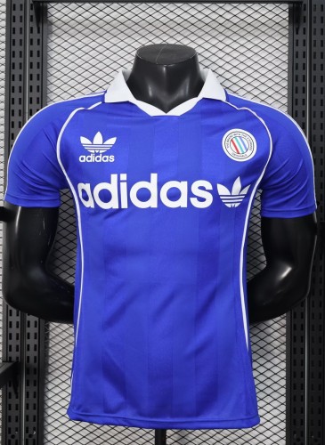 2025 AD Blue Player Version Polo Short Sleeve