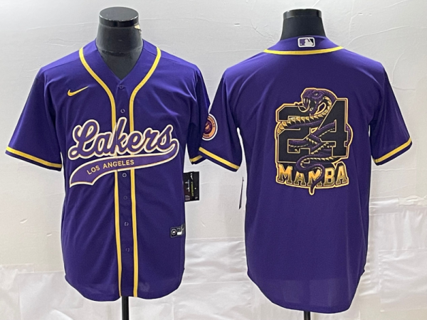 2025 MLB Los Angeles Lakers New Pattern Jersey