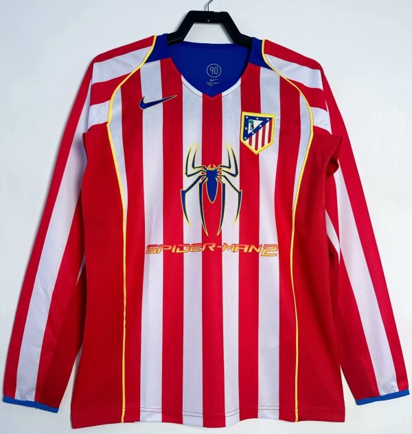 2004-2005 ATM Home Long Sleeve Retro Soccer Jersey