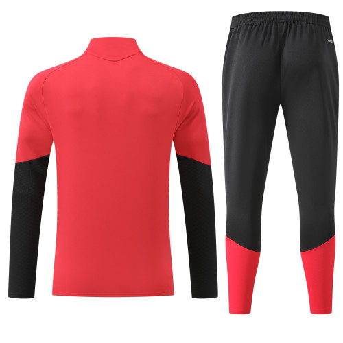 2026 AD Red Half Pull Tracksuit 