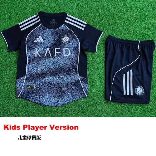 25-26 AL-Nassr Away Kids Player Version Soccer Jersey   (球员童装)