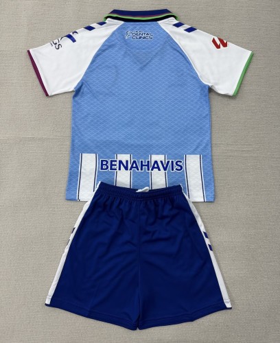 26-27 Malaga Home Kids Soccer Jersey