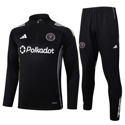 25-26 Inter Miami High Quality Half Pull Tracksuit