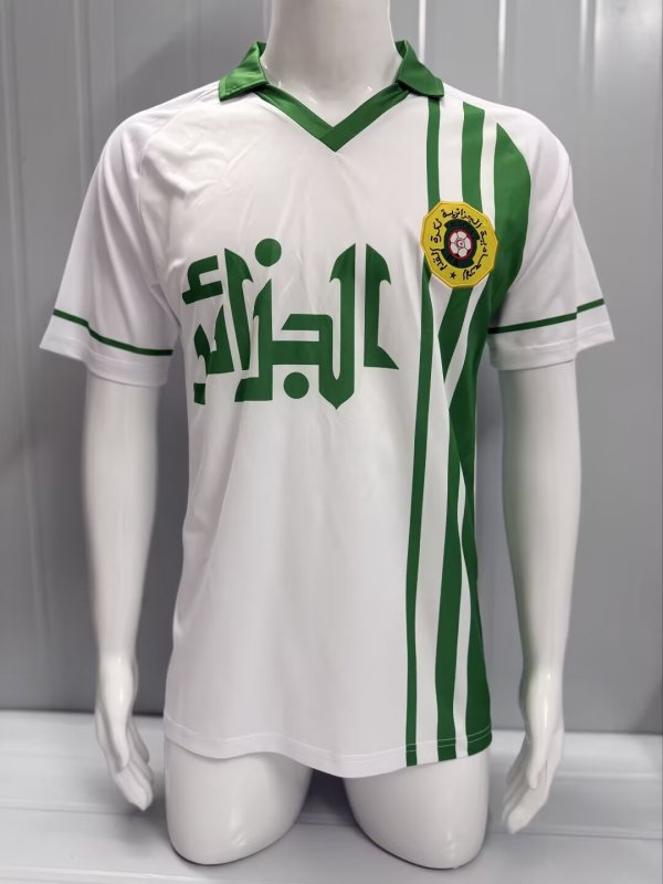 1986 Algeria Home Retro Soccer Jersey