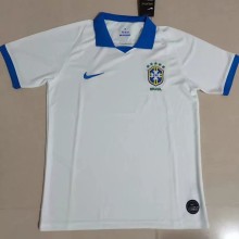 2019-2020 Brazil White Away Retro Soccer Jersey