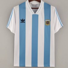 1993 Argentina Home Retro Soccer Jersey