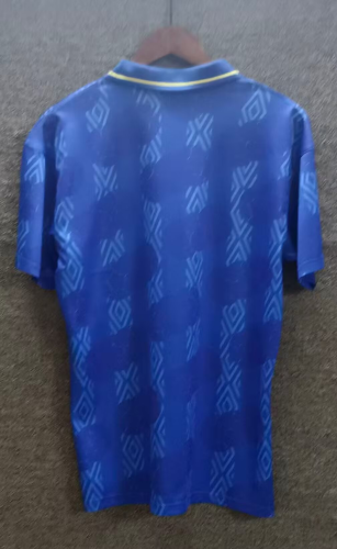 2014 Colombia Blue Retro Soccer Jersey
