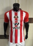 25-26 Sunderland Home Player Version Soccer Jersey