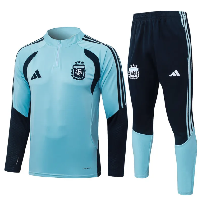 26-27 Argentina High Quality Half Pull Tracksuit
