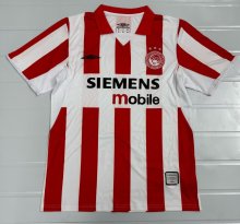 2004-2005 Olympiacos Home Retro Soccer Jersey