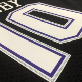 2001 Kings BIBBY #10 Black Retro Top Quality Hot Pressing NBA Jersey
