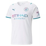 21-22 Man City  Away Fans Soccer Jersey