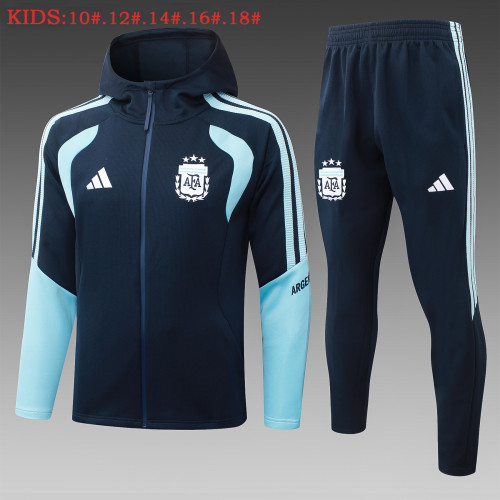 26-27 Argentina High Quality Kids Hoodie Jacket Tracksuit
