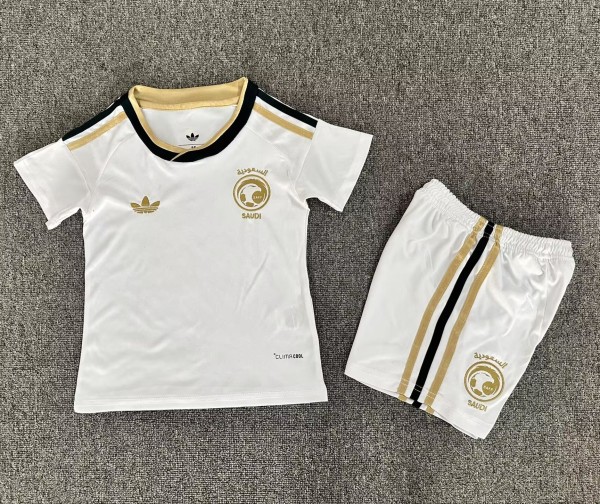 2026 Saudi Arabia Away Kids Soccer Jersey