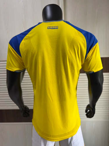 2026 Sweden Home Player Version Soccer Jersey