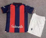 26-27 Bologna Home Kids Soccer Jersey
