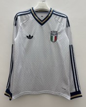 2026 Italy Away Long Sleeve Fans Soccer Jersey