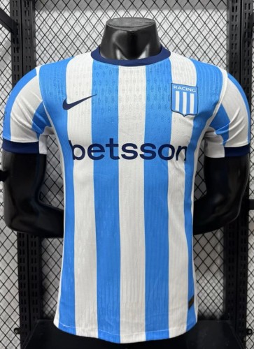 26-27 Racing Club Home Player Version Soccer Jersey