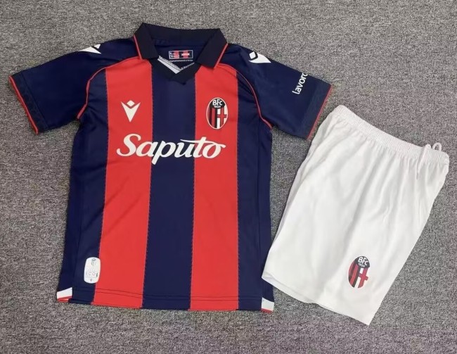 26-27 Bologna Home Kids Soccer Jersey