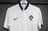2014 Portugal Away Player Version Retro Soccer Jersey  *球员