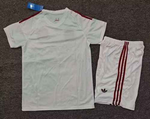 2026 Qatar Away Kids Soccer Jersey
