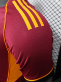 25-26 Roma Home Player Version Soccer Jersey