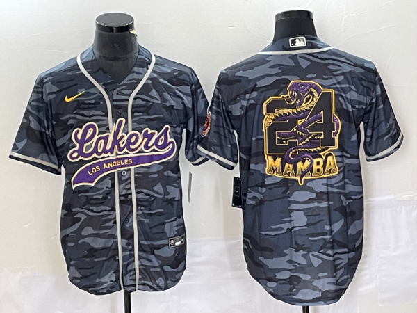 2025 MLB Los Angeles Lakers New Pattern Jersey